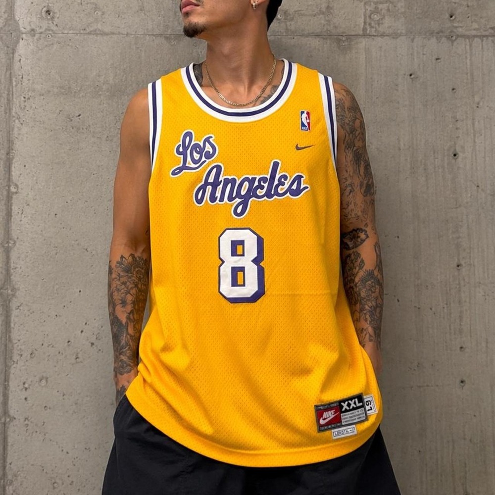 Nike Team Los Angeles Lakers Kobe Bryant 8 Jersey XXL +2 Length Vintage Y2K